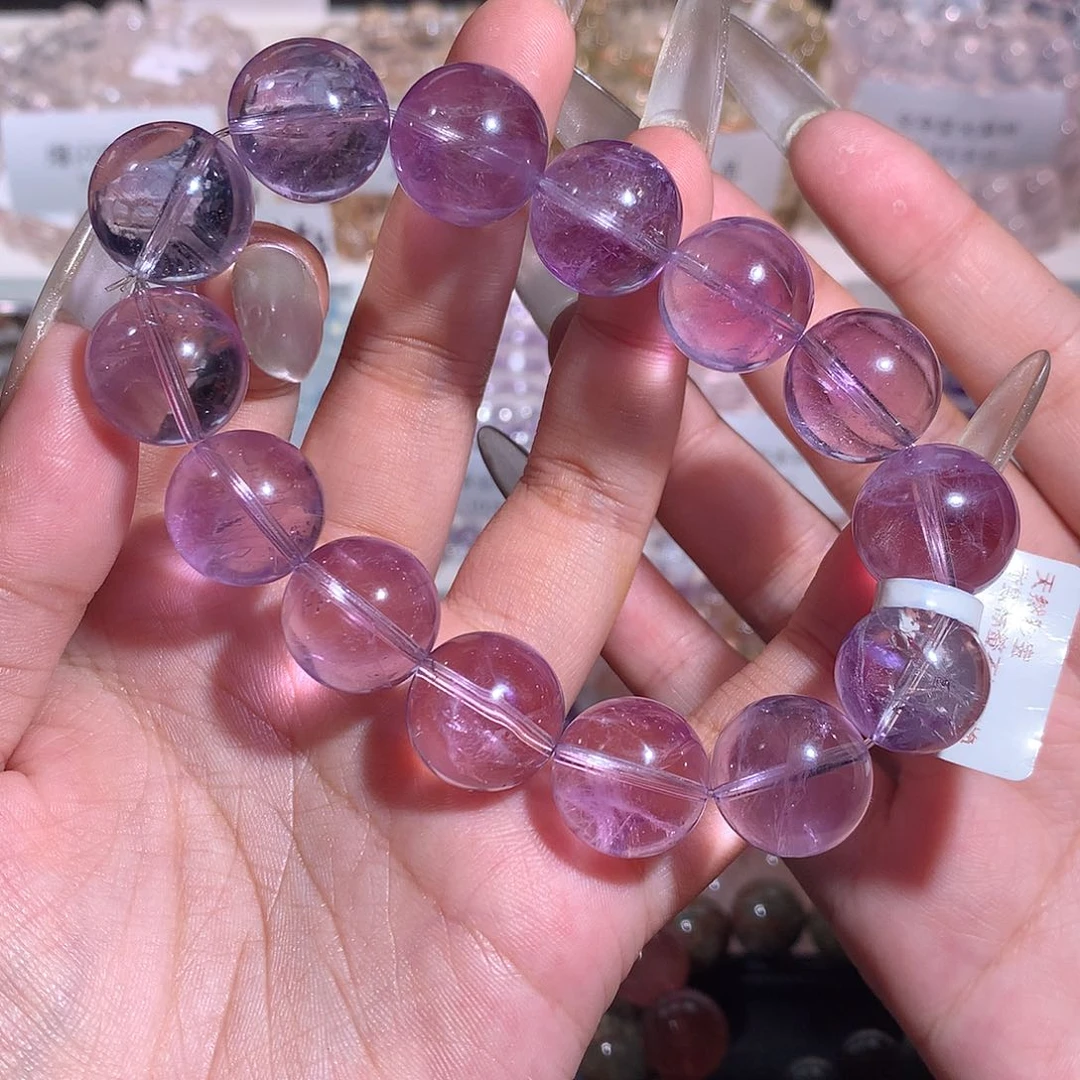 未镶嵌手串水晶玻利维亚15+