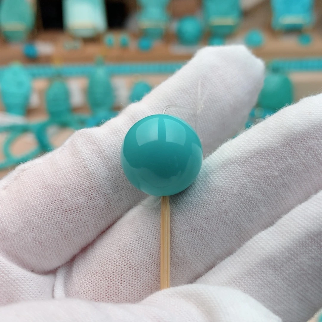 绿松石未镶嵌珠宝奇石15mm