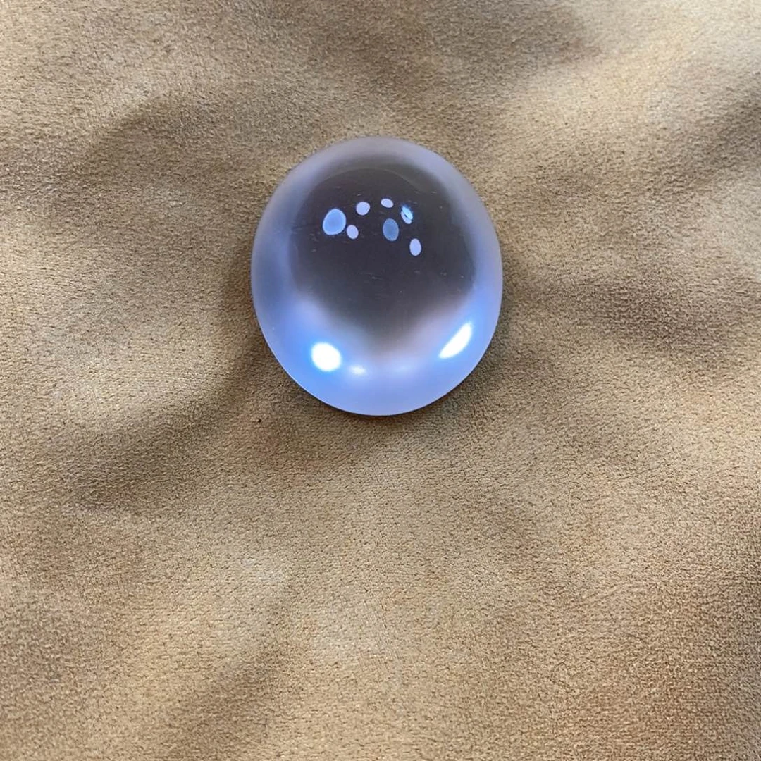 未镶嵌吊坠石英质玉星*六蛋面30+mm