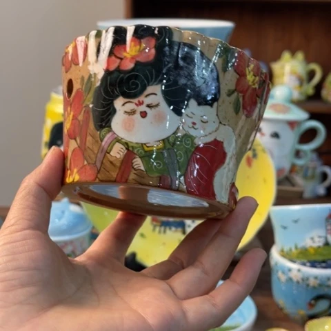 炉景德镇釉下手绘陶瓷