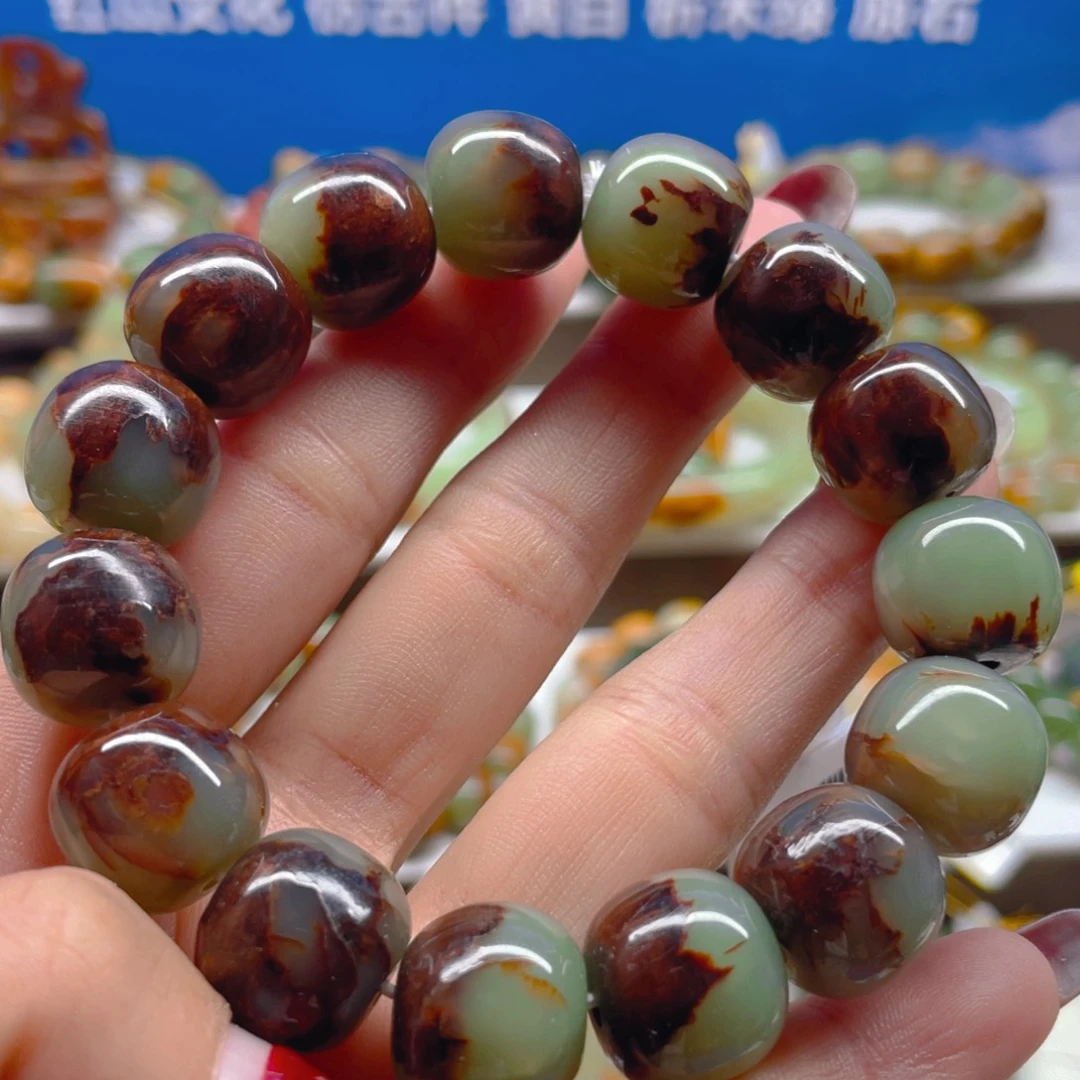 未镶嵌手串透闪石质玉