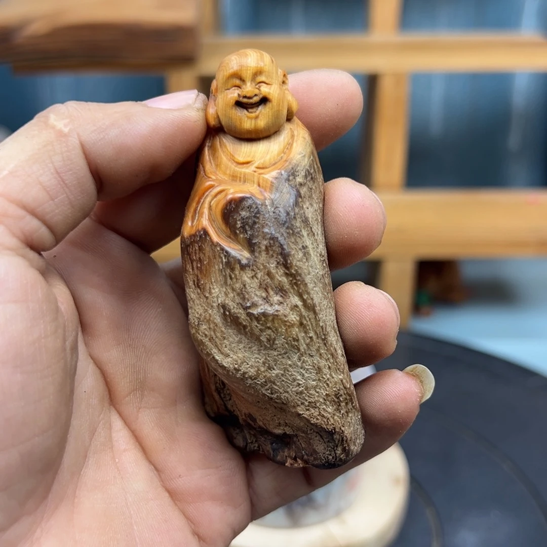 木辉*崖柏木摆件手把件