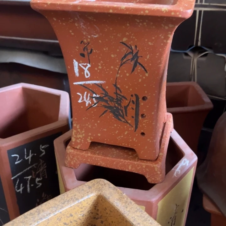 紫砂花盆紫砂花盆