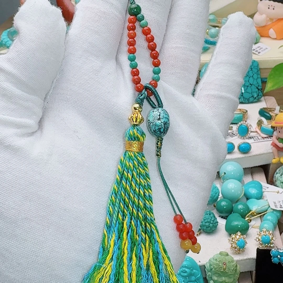 南红玛瑙未镶嵌珠宝奇石手机链