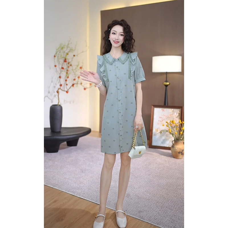 【诗诗轻奢推荐 -  新款时尚  2749  欧若风 女装连衣裙