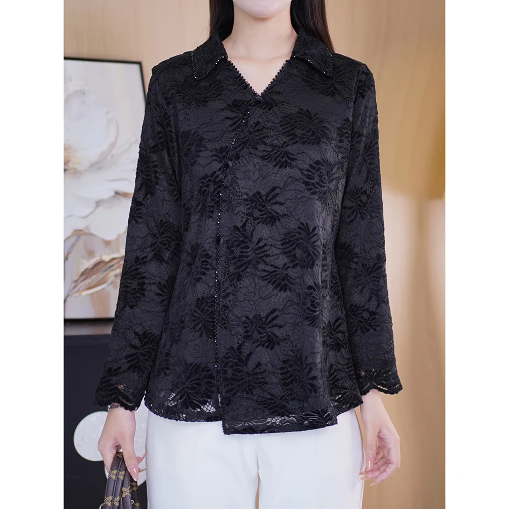 冬季加绒加厚衬衫减龄百搭上衣显瘦衣服气质胖妹妹加宽加大码女装