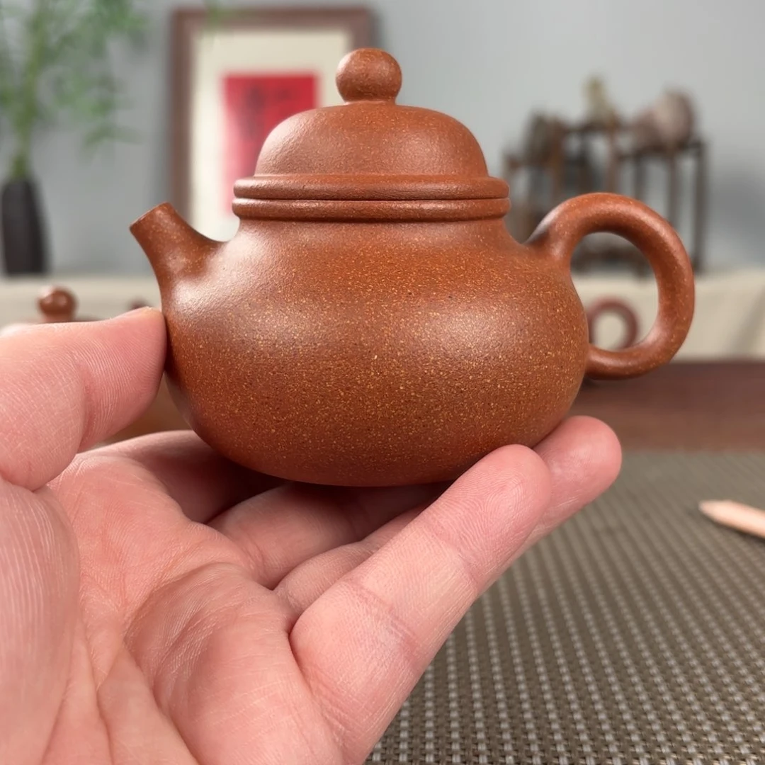 紫砂茶壶黄龙山原矿紫砂壶190