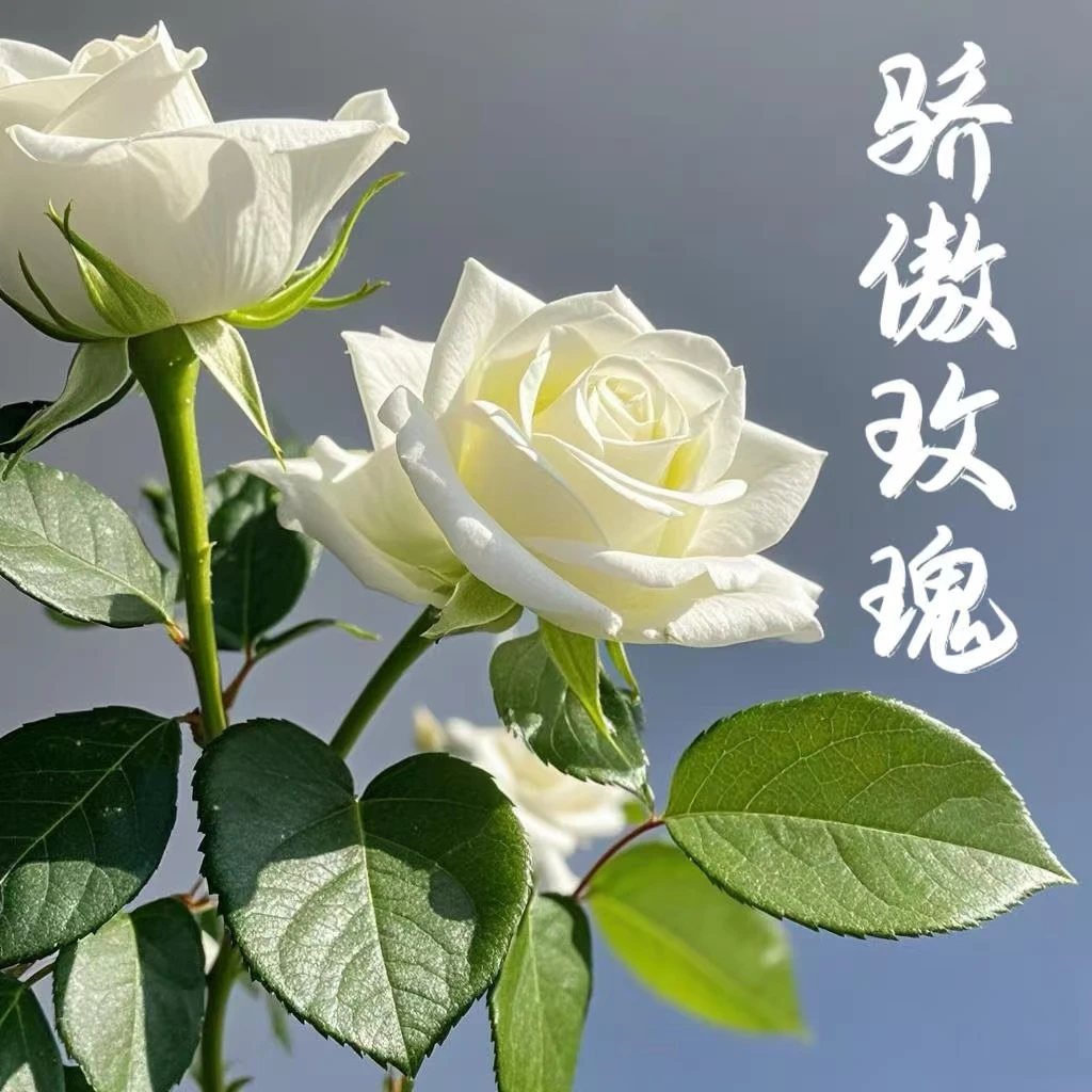 骄傲白色玫瑰10支生活鲜花鲜切花（今天拍明天到全场任意两单包邮到家）