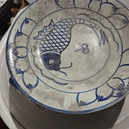 瓷手绘平盘口径20