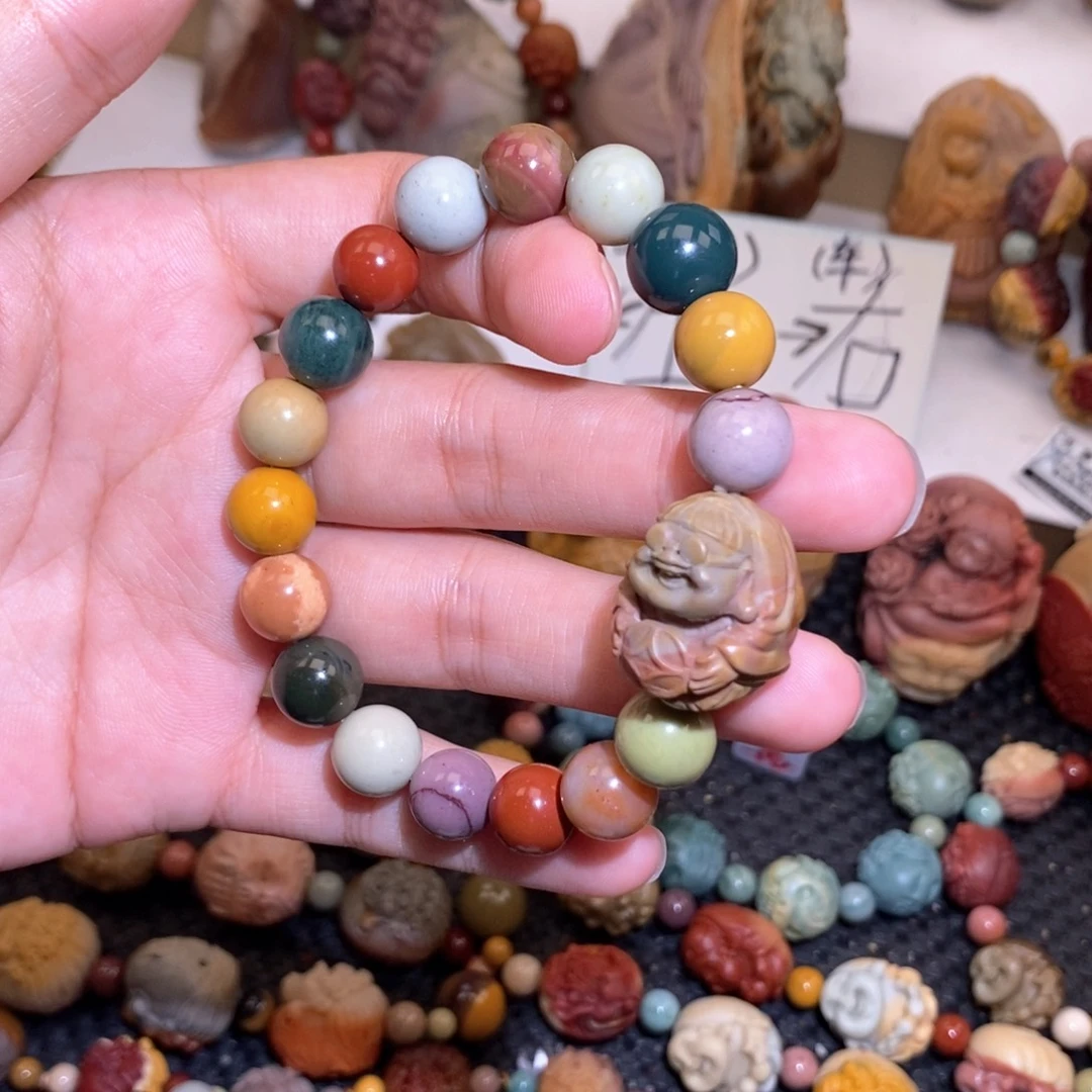 石英质玉（阿拉善玉）未镶嵌手链