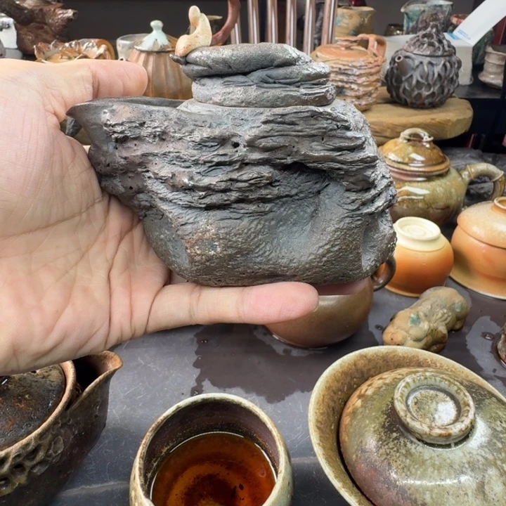 陶远手作悟道系列石头壶
