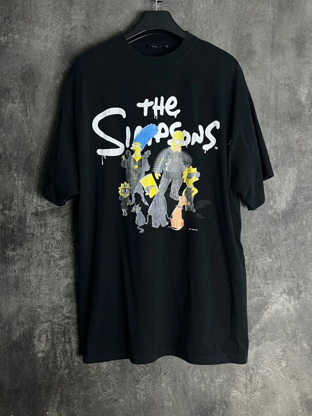 全新未使用 Balenciaga/巴黎世家 2码*1/辛普森短袖/01408