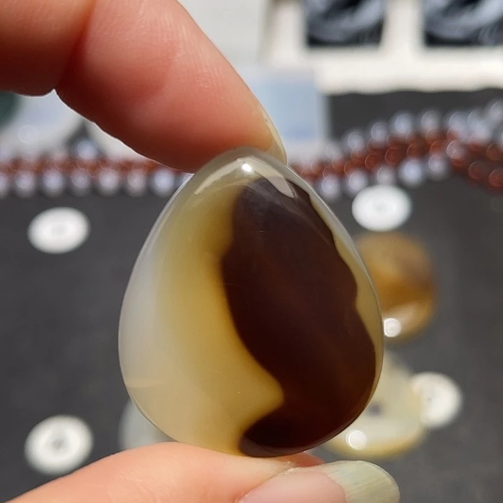 玛瑙/玉髓未镶嵌吊坠(不含链)