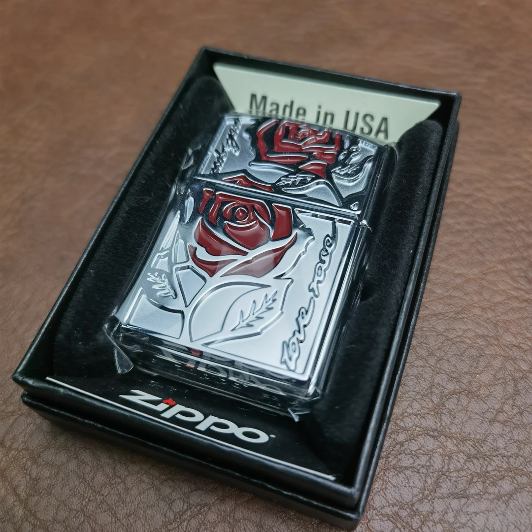 【CC】Zippo打火机赠予玫瑰20