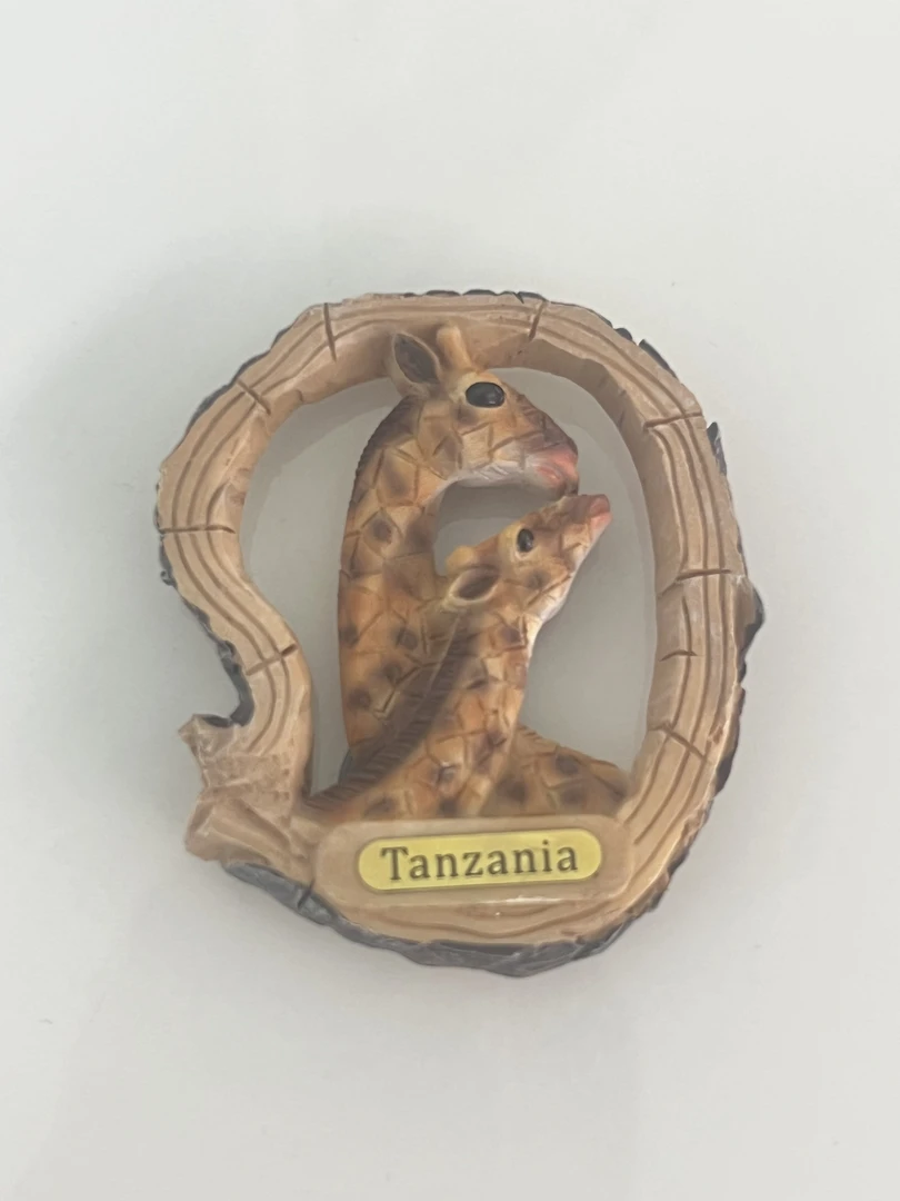 宇晴老师定制坦桑尼亚长颈鹿冰箱贴