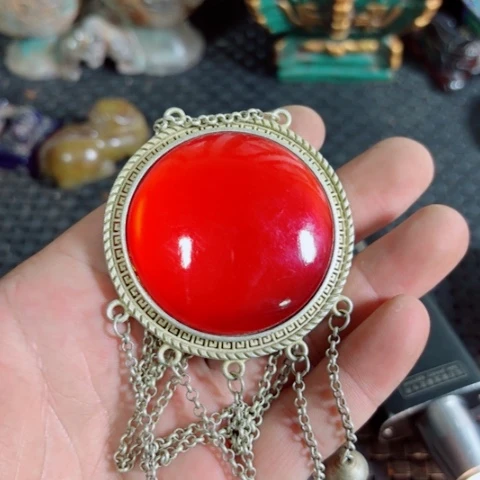紫金钵盂菩提把件