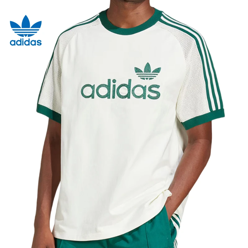 adidas/阿迪达斯男子三叶草系列运动休闲圆领短袖T恤 JD3407