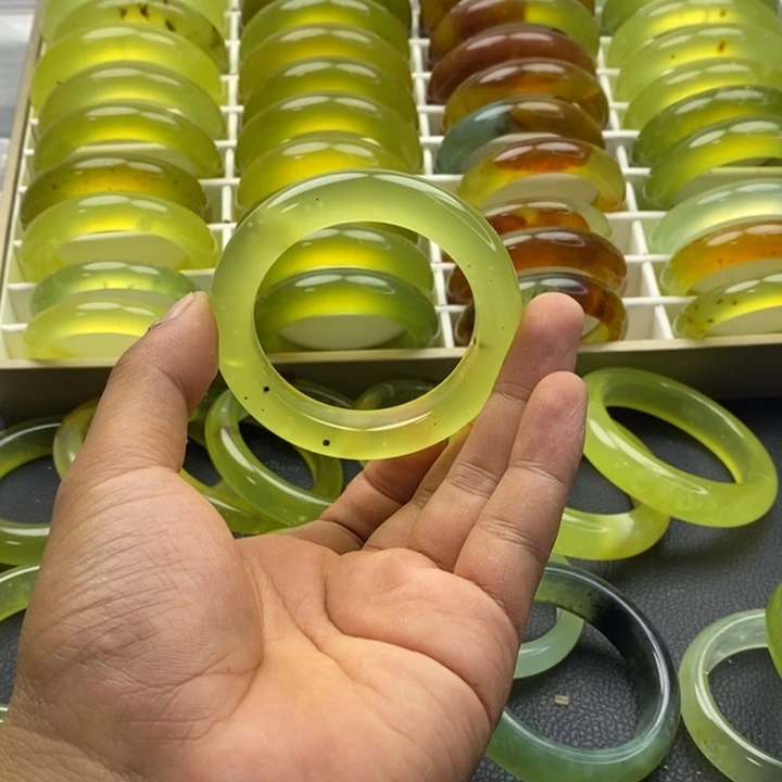 合金蛇纹石玉手镯54