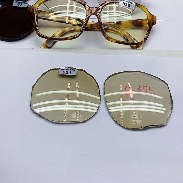 青***酒天然水晶方圆65*52