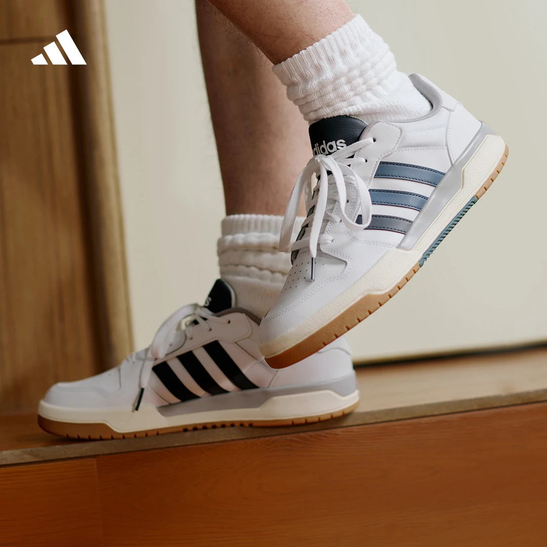 流光风 阿迪达斯 ENTRAP休闲运动板鞋少年感复古篮球鞋男女JQ3925