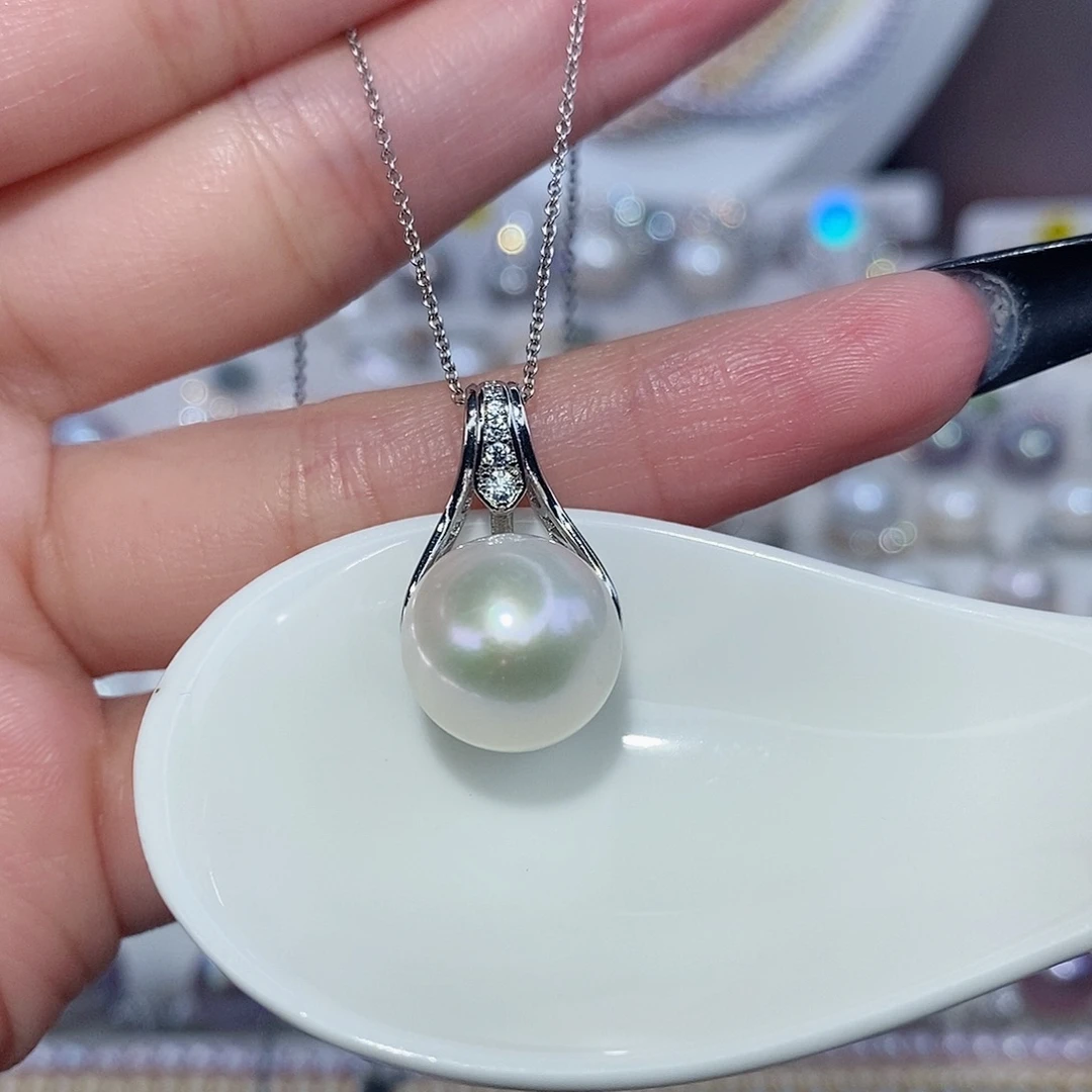 淡水珍珠颈饰合金F