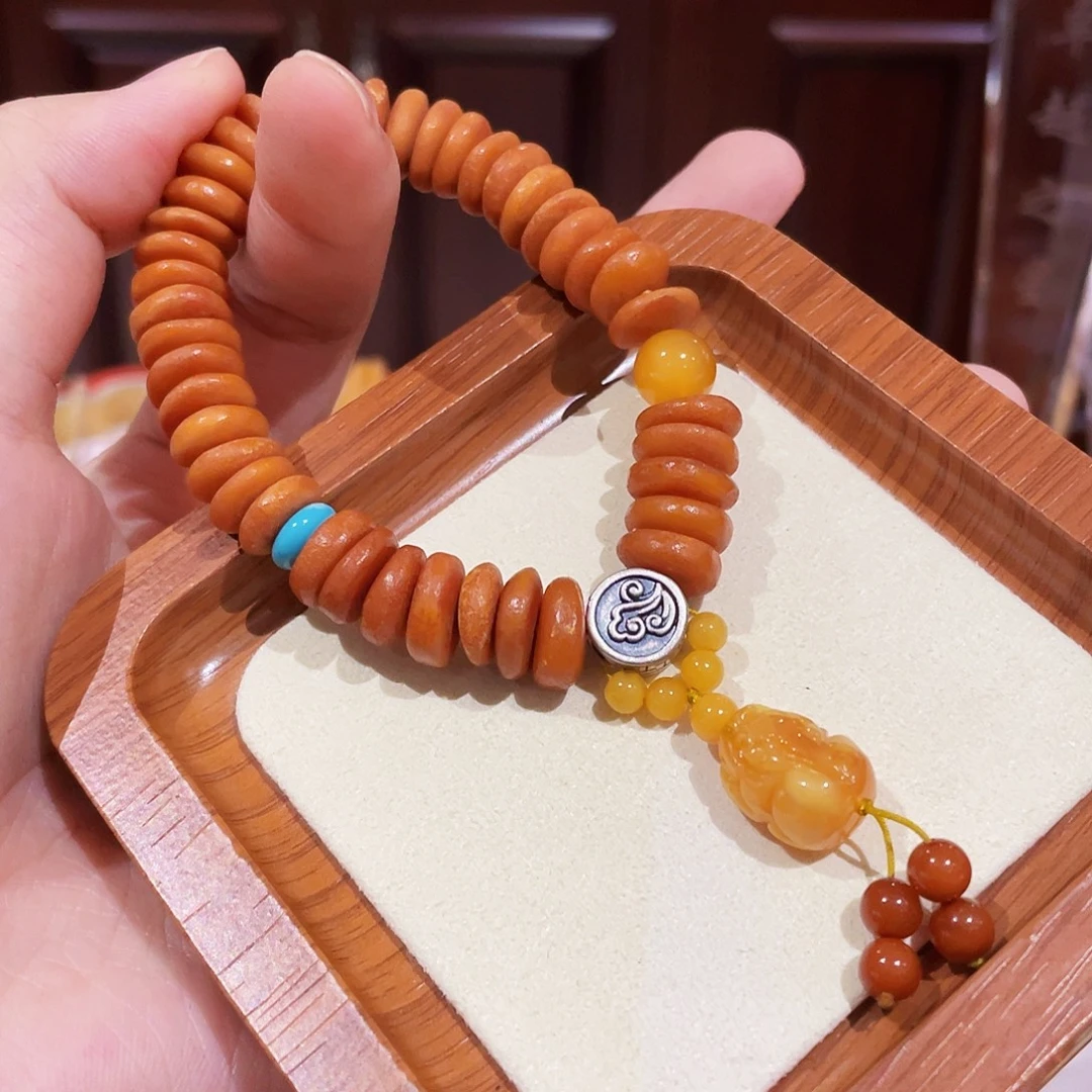 蜜蜡未镶嵌手链手串