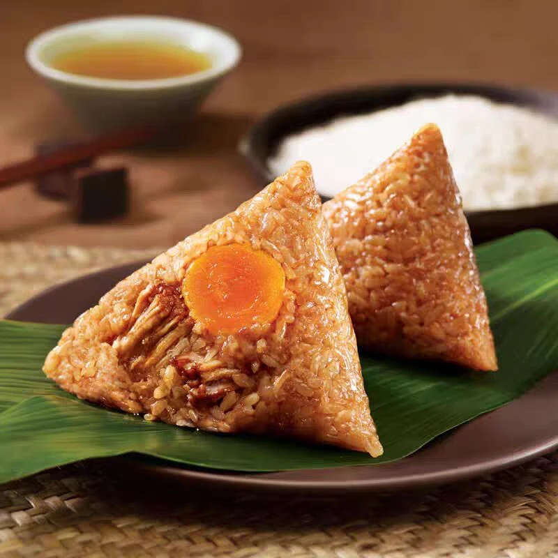 桃渚特产白切鸡肉粽/蛋黄肉粽/原味白粽(一个约视频250个)