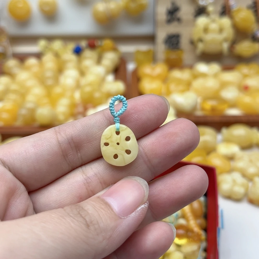暖***的未镶嵌蜜蜡裸石天然