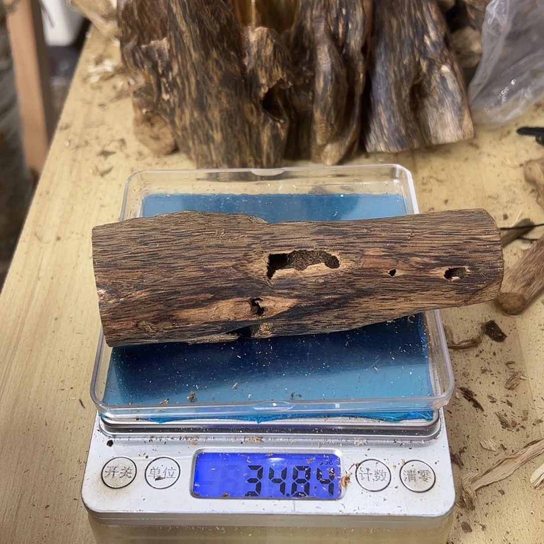 香料绿奇楠虫漏34克乌身