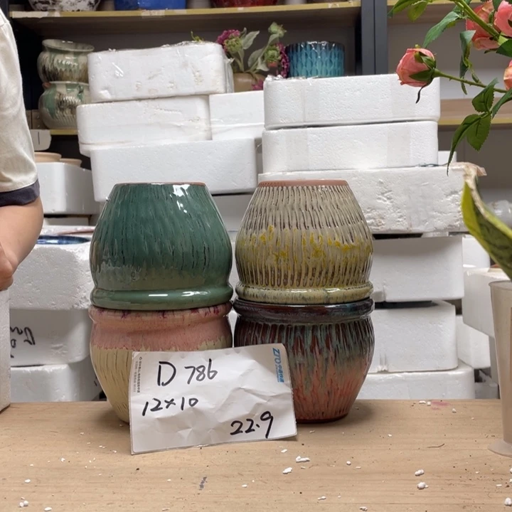 粗陶多肉花盆微瑕786