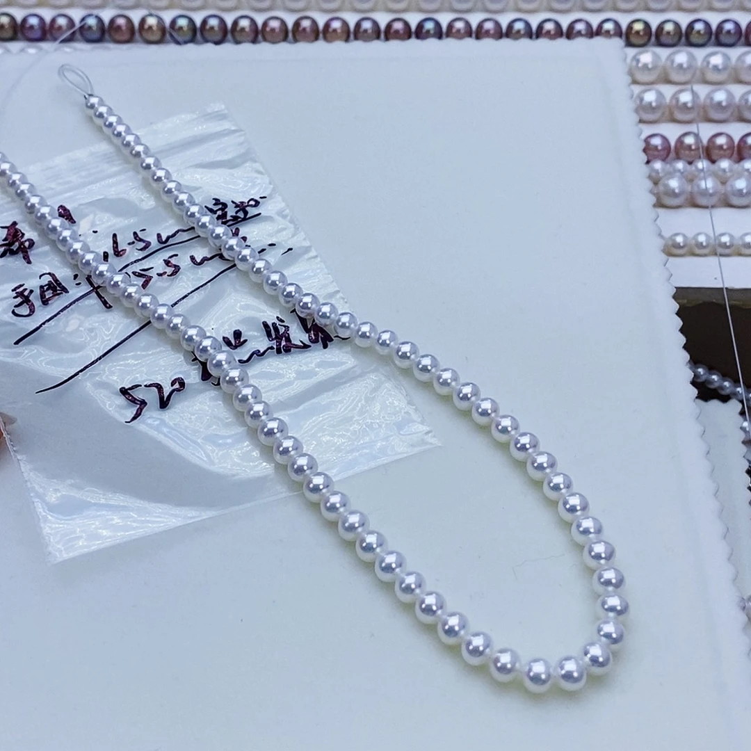 希***望未镶嵌项链淡水珍珠6左右珍珠项链