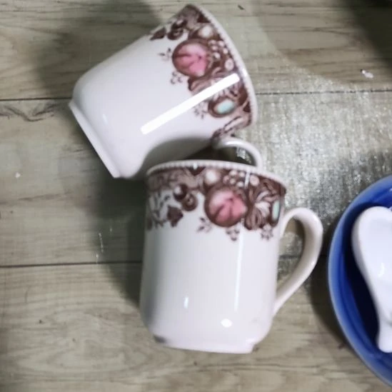 瓷片磁州窑五厂盘碗壶杯有瑕疵