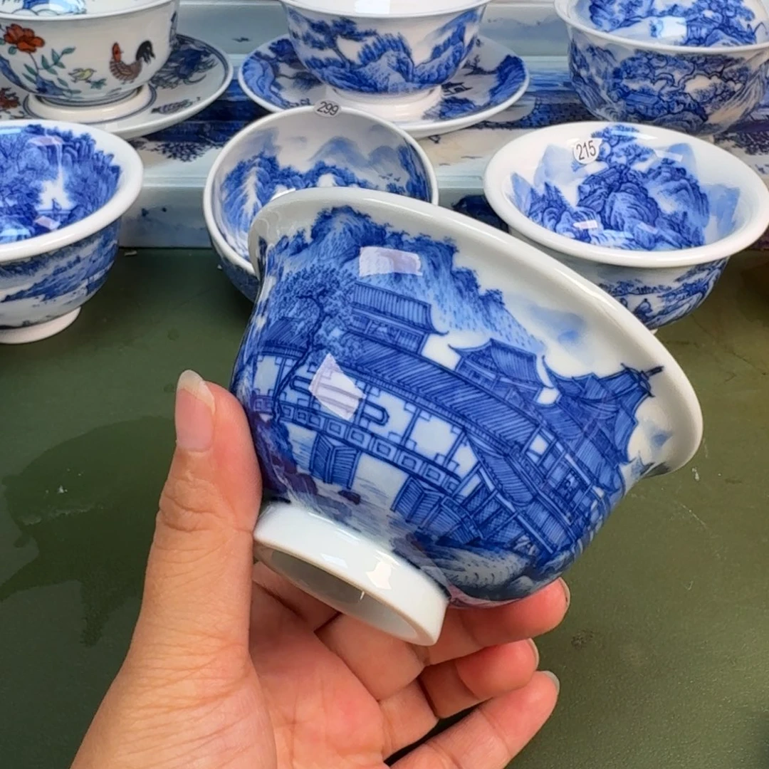 景德镇纯手绘茶具圆圆219