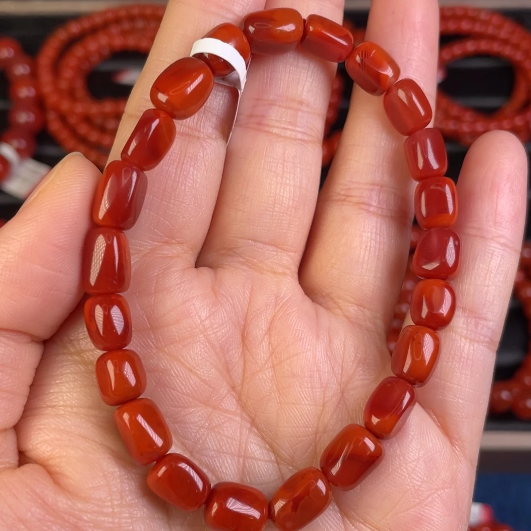 南红玛瑙未镶嵌手链花