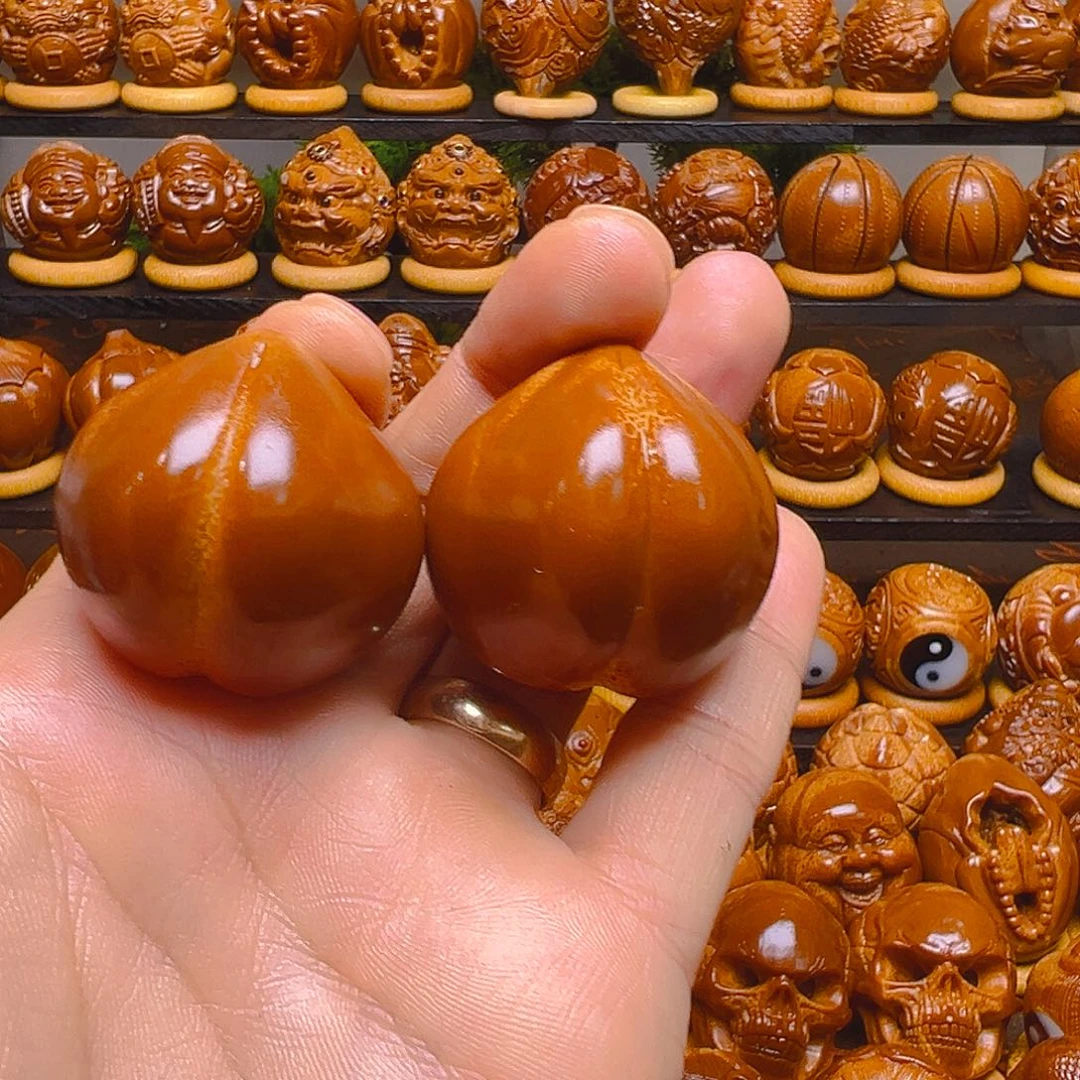 麻***饼橄榄核手串/手链屁桃一对