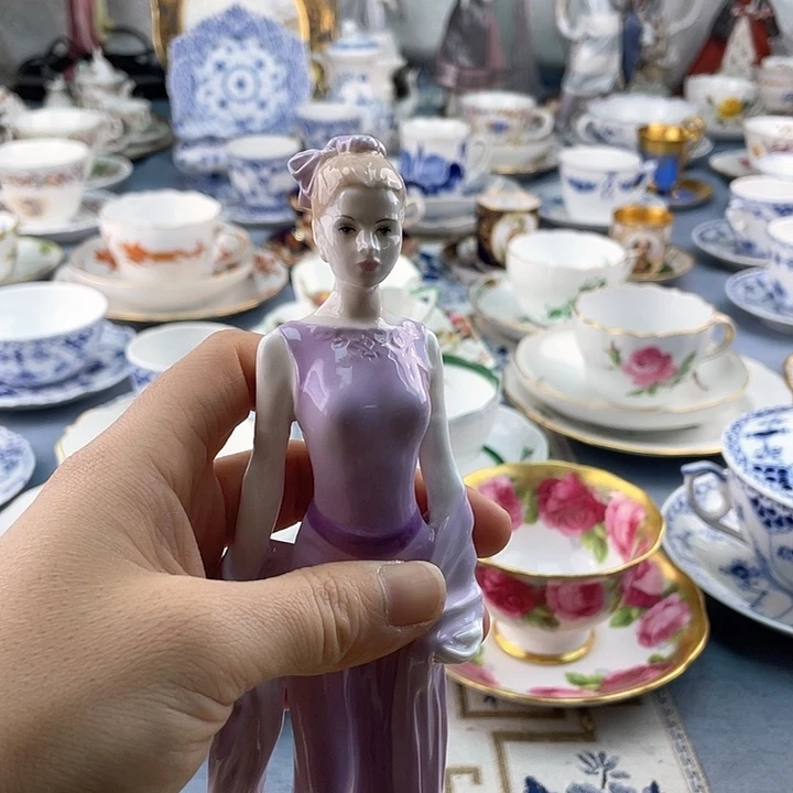 中古欧瓷瓷器小房子