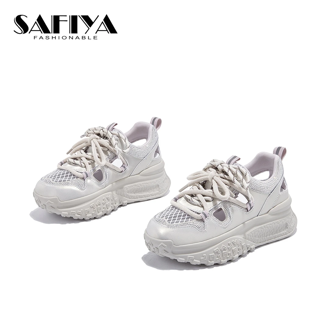 索菲娅Safiya2025夏季新款舒适透气时尚百搭休闲女鞋SFD2112A90