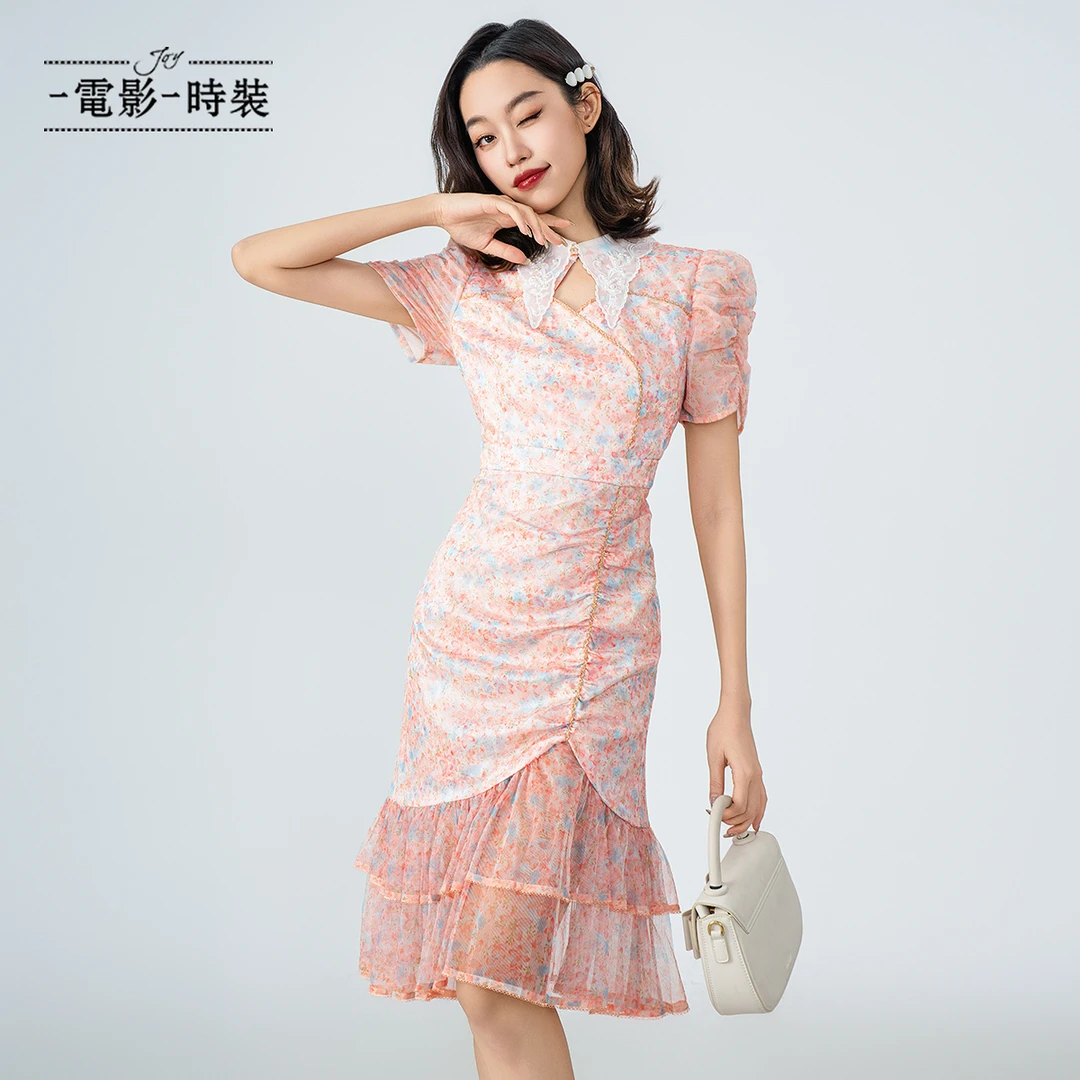 【蜜思仝】一电影一时装精致连衣裙 FEAX125637