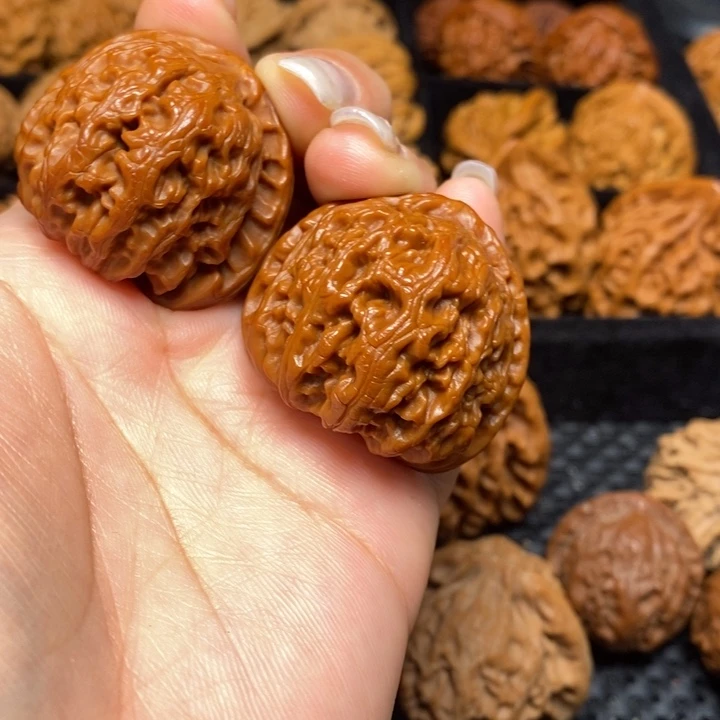 吊坠文玩核桃秦岭野生39