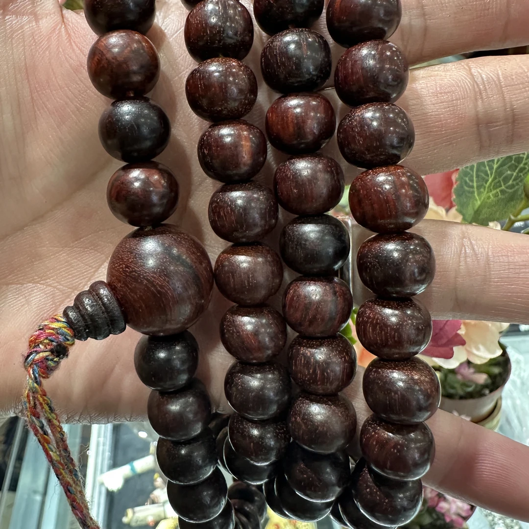 不锈钢木质手链 1.2m佛珠108颗康玉灯珍宝店