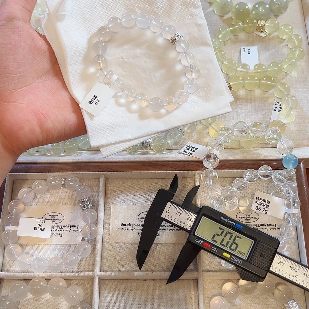 水晶手链未镶嵌外****友48小时鉴赏