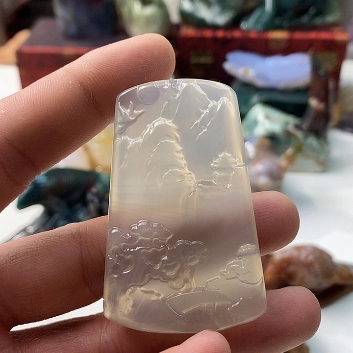 未镶嵌颈饰玛瑙/玉髓
