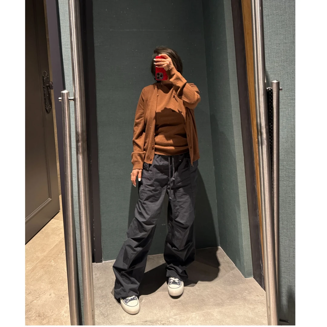 COCOLINDA | 100%羊毛圆领长袖开衫S2712