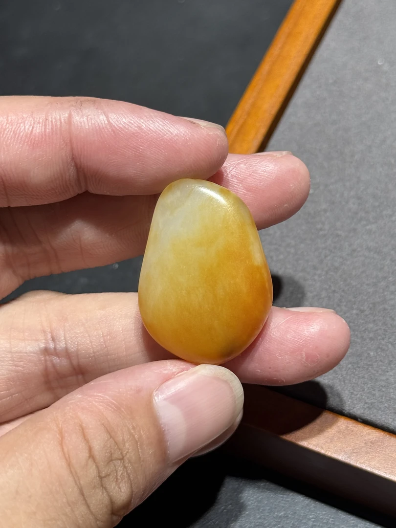 【与籽成说】10g新疆和田玉洒金皮小籽