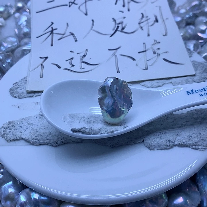 淡水珍珠耳饰银S925镶嵌1**3