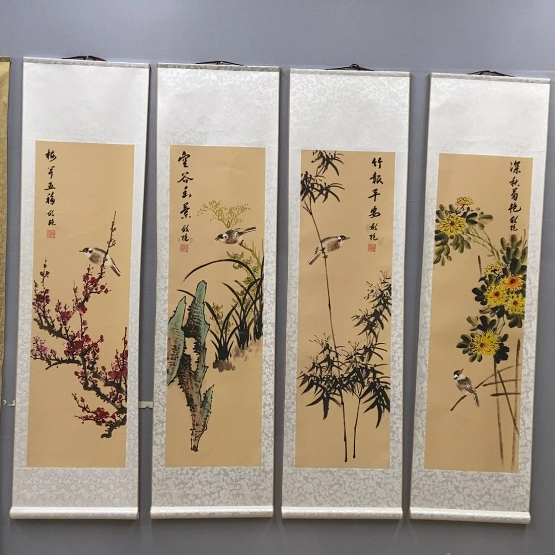 国画w老师手笔手绘作品