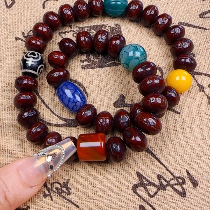 凤眼菩提吊坠苏*人双圈