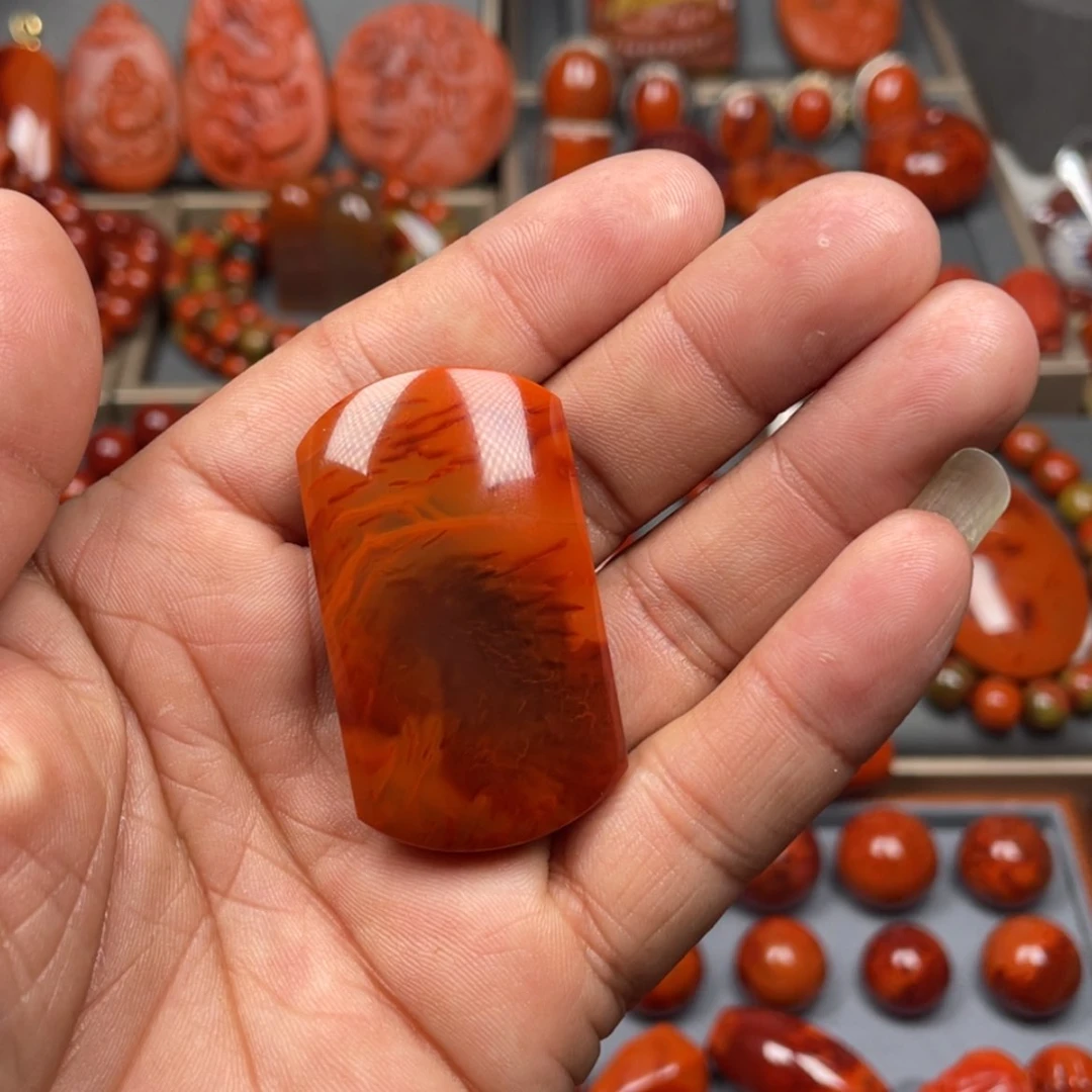 【闪购商品】南红玛瑙珠宝奇石未镶嵌吊坠