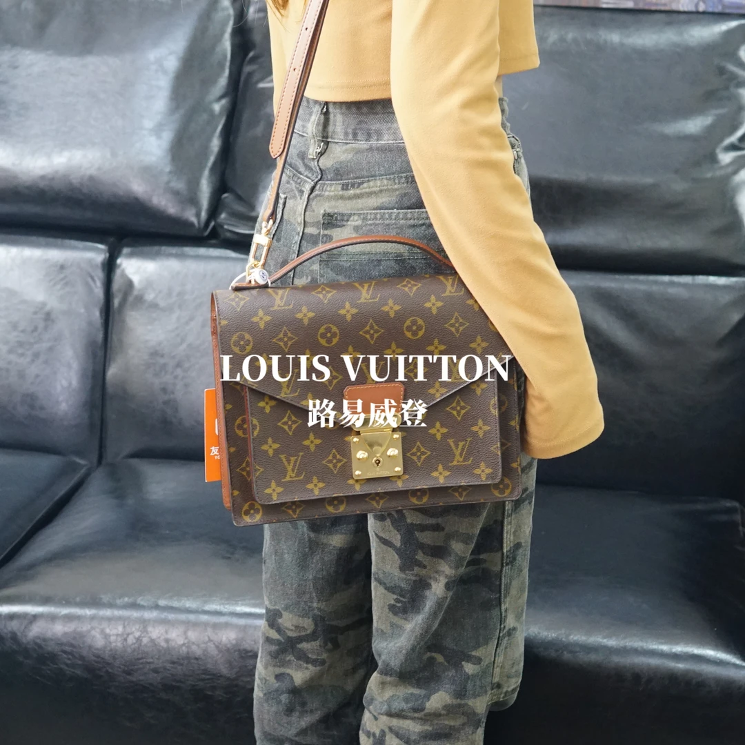 95新 LouisVuitton/路易威登 LV 蒙梭邮差包/FYJJ07227546/7546