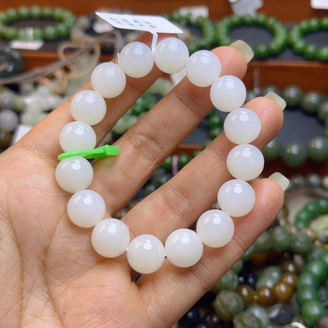 和田玉未镶嵌手链